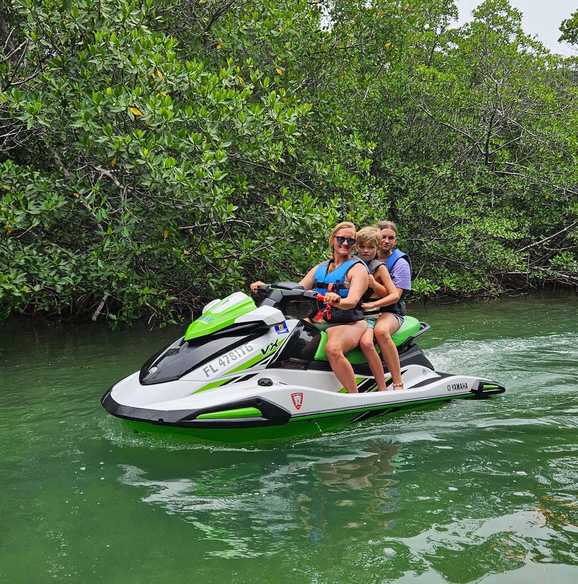 Mangrove Tour Islamorada on a Waverunner