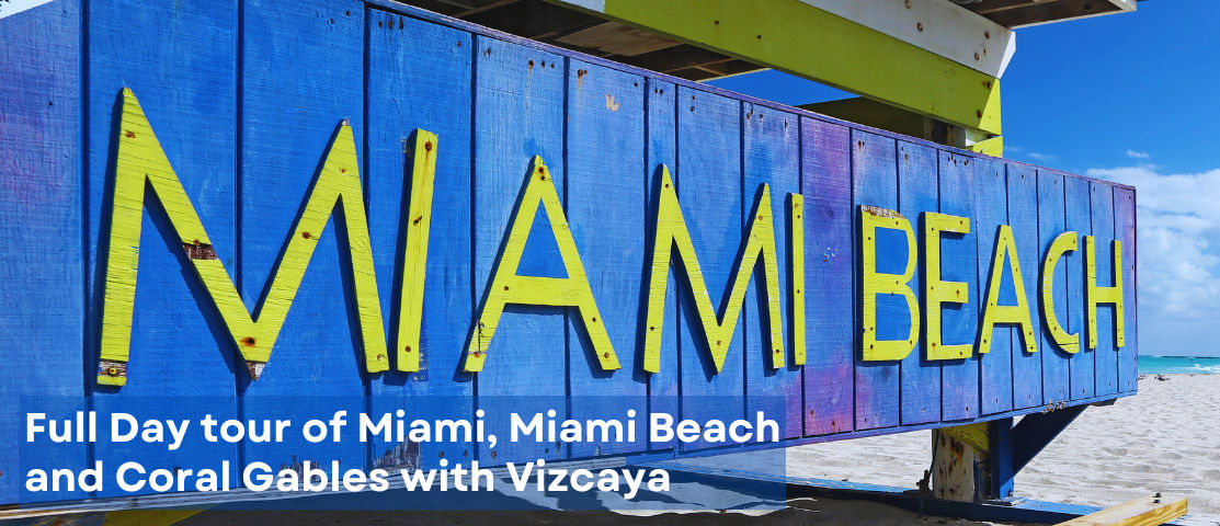 Private Miami tour showcasing iconic landmarks, historic neighborhoods, and scenic views with Stellar Miami Tours.