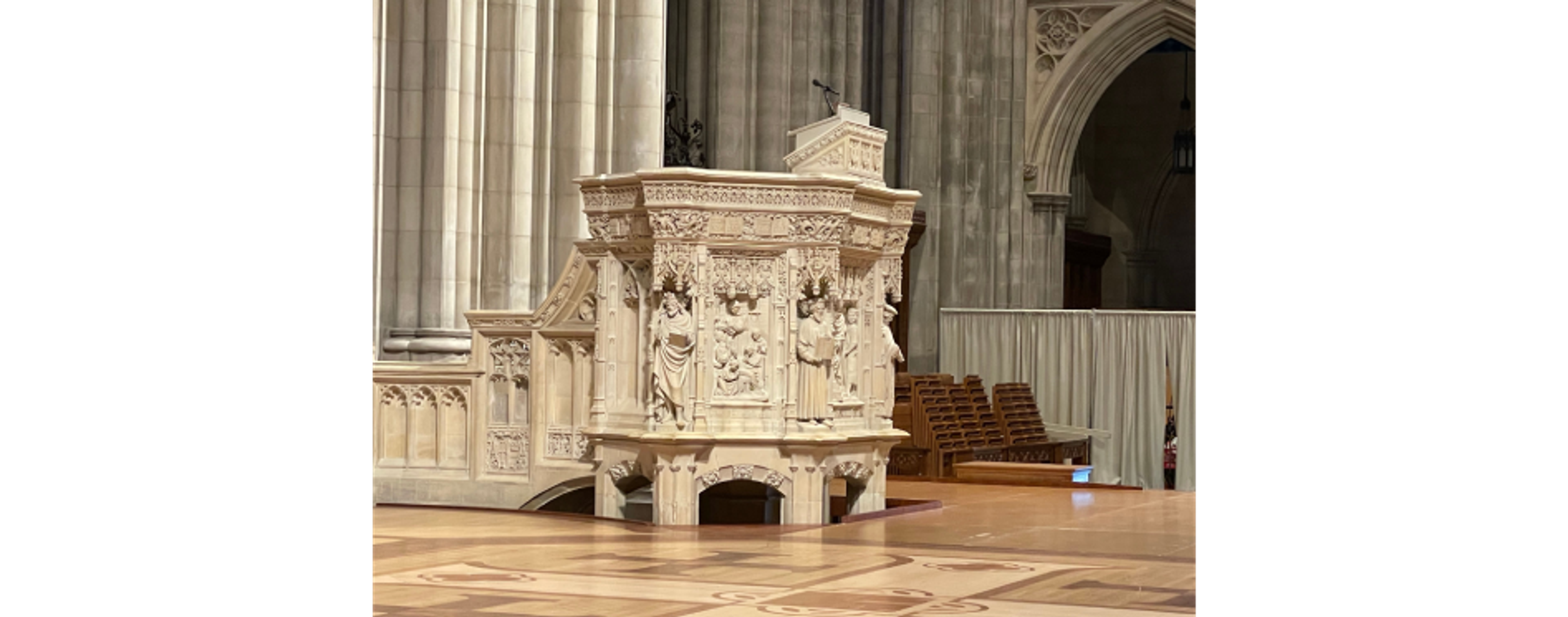 The Canterbury Pulpit in Washington National Cathedral