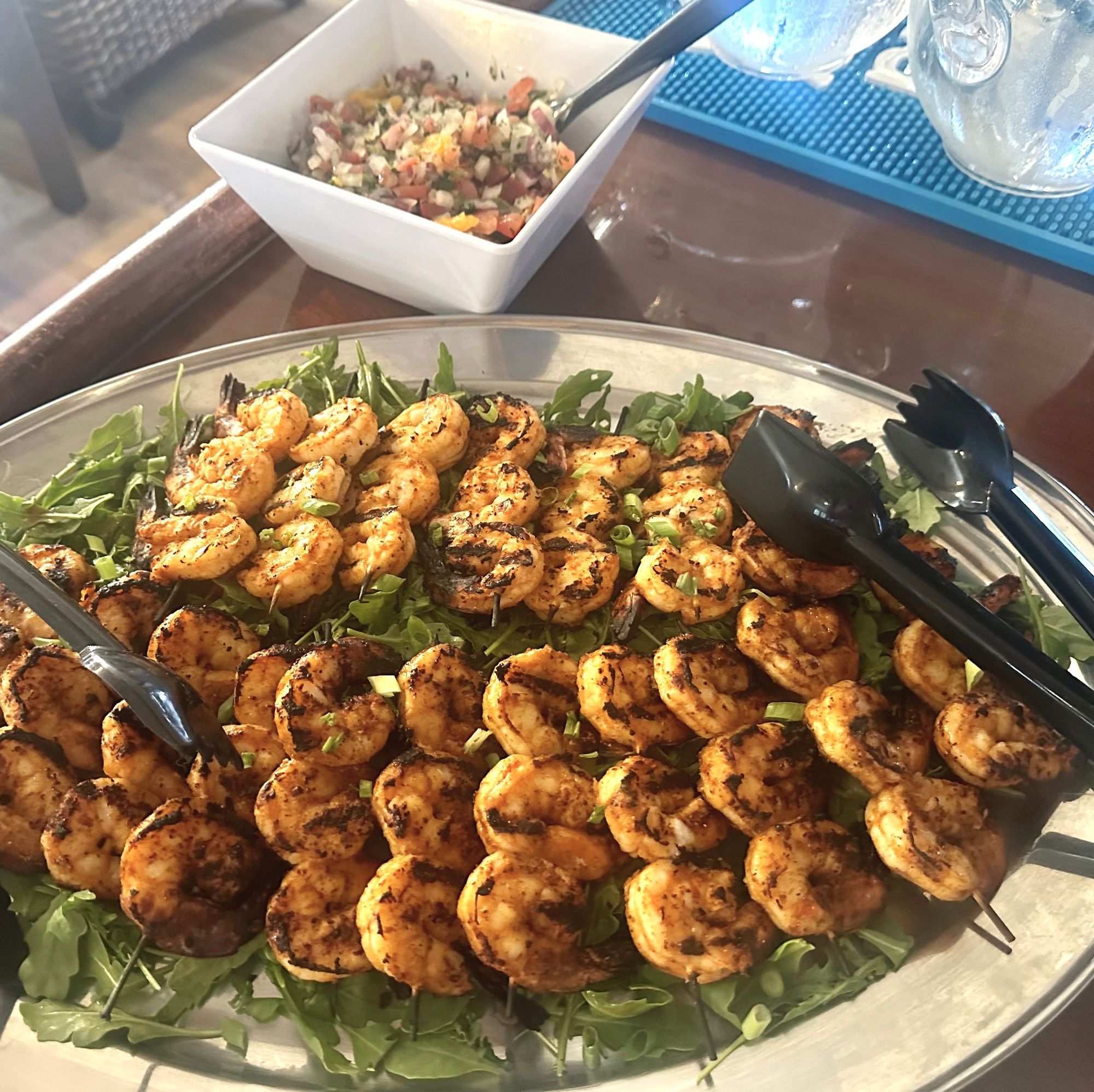 shrimp on a plate