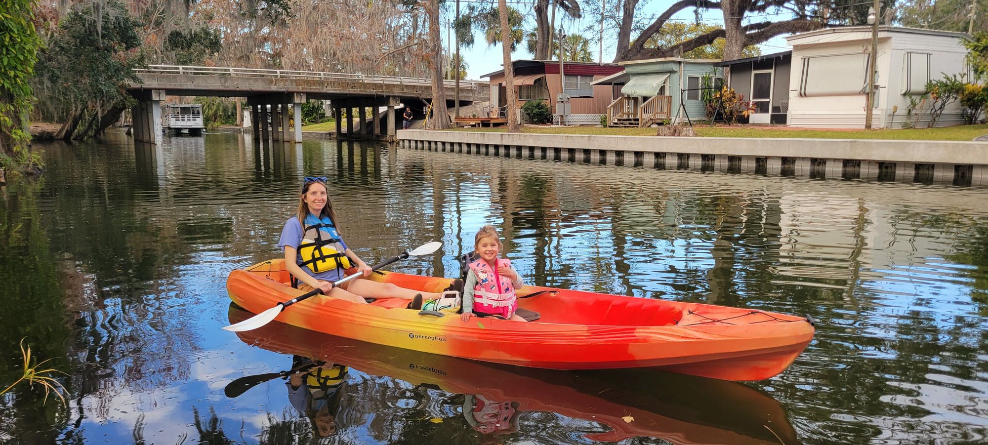 Introducing young kids to kayaking