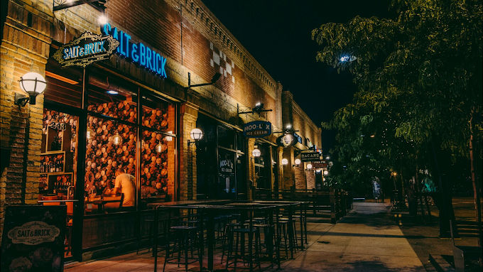 Salt and Brick Entrance