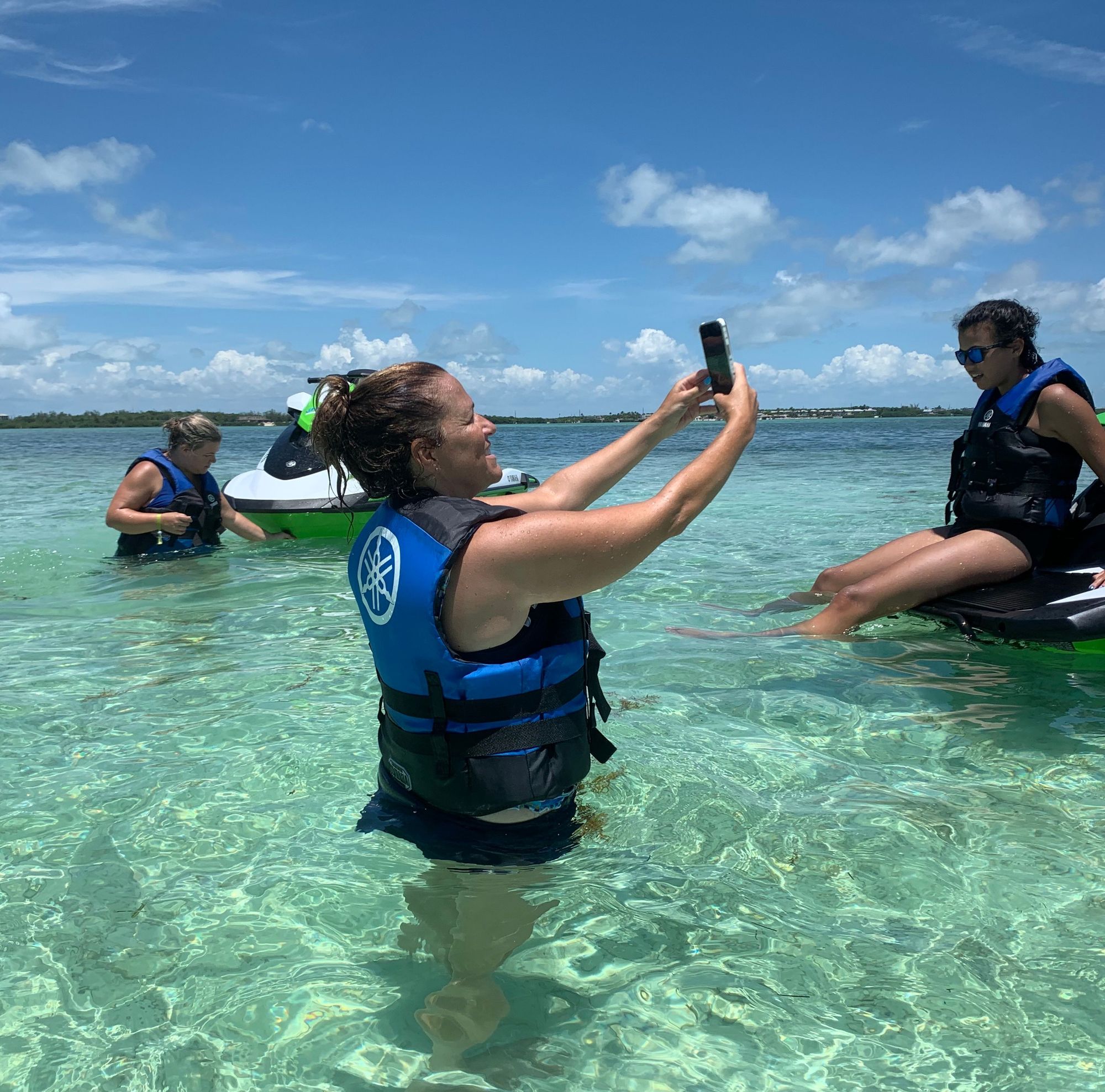 Sandbar Stop on Islamorada Jet Ski Tours