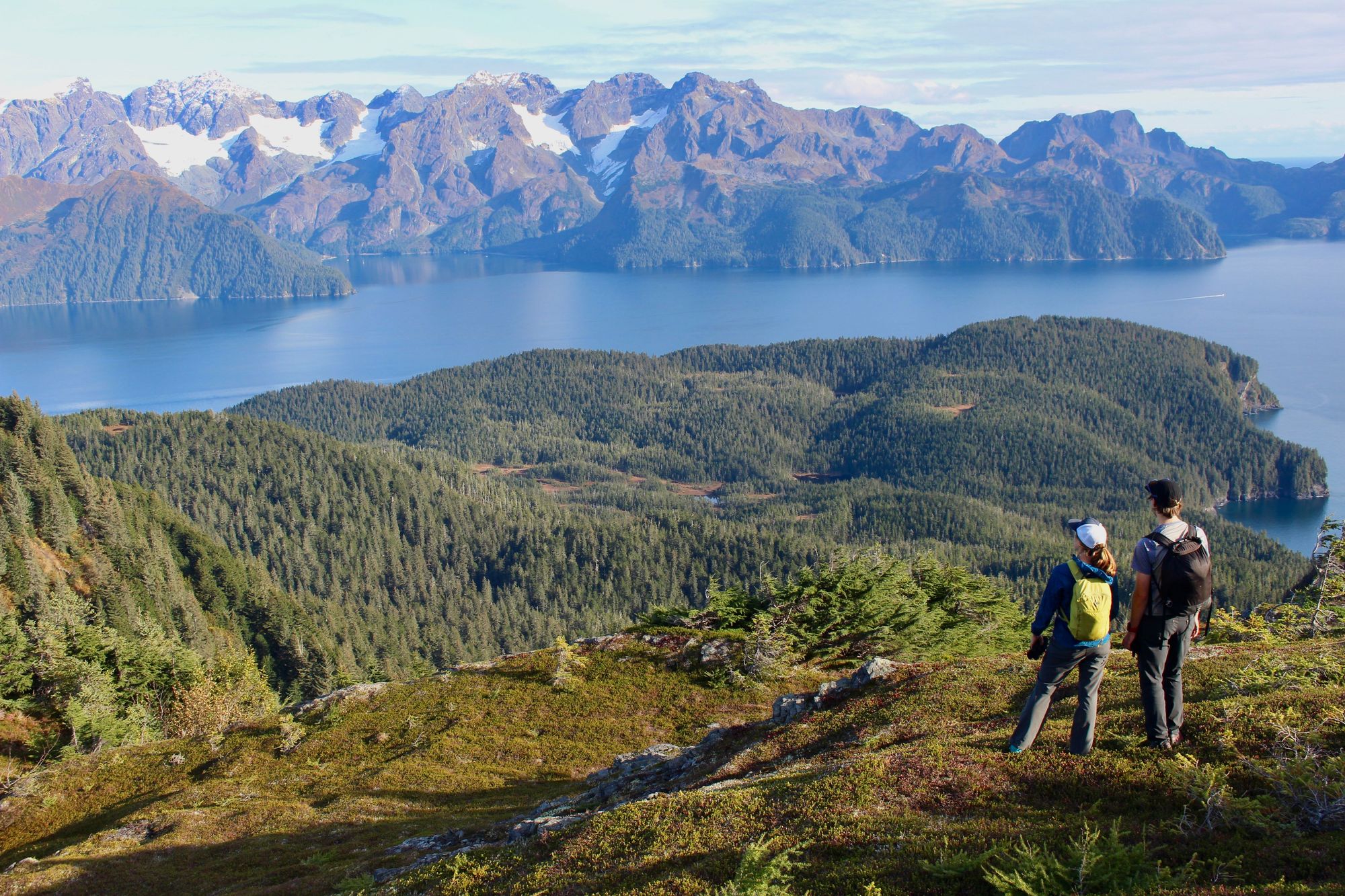 View from top of Alpine Trail outside of Seward