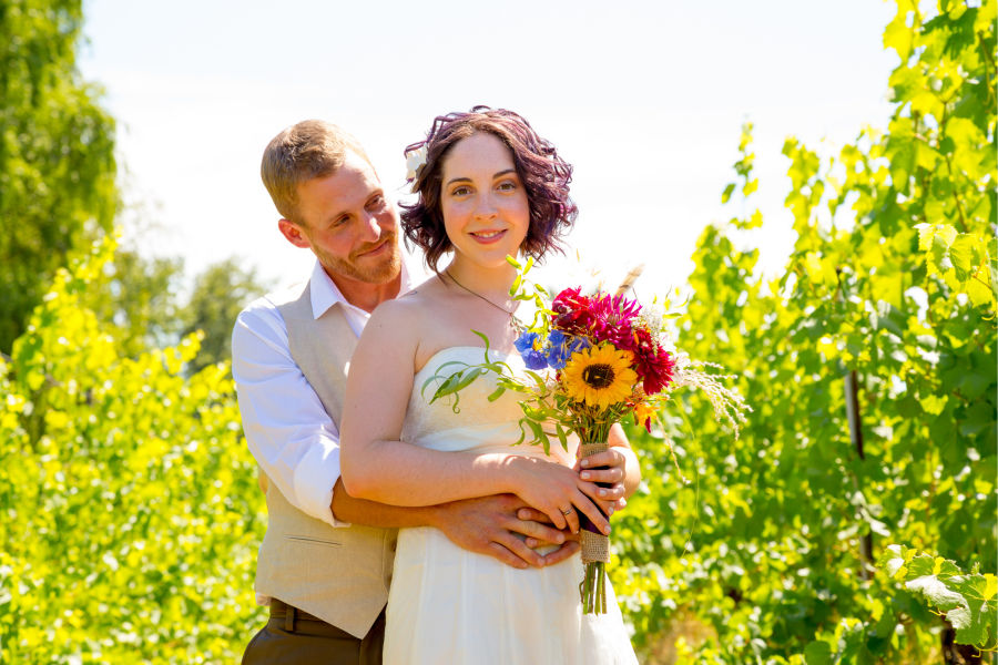 Wedding in the vines