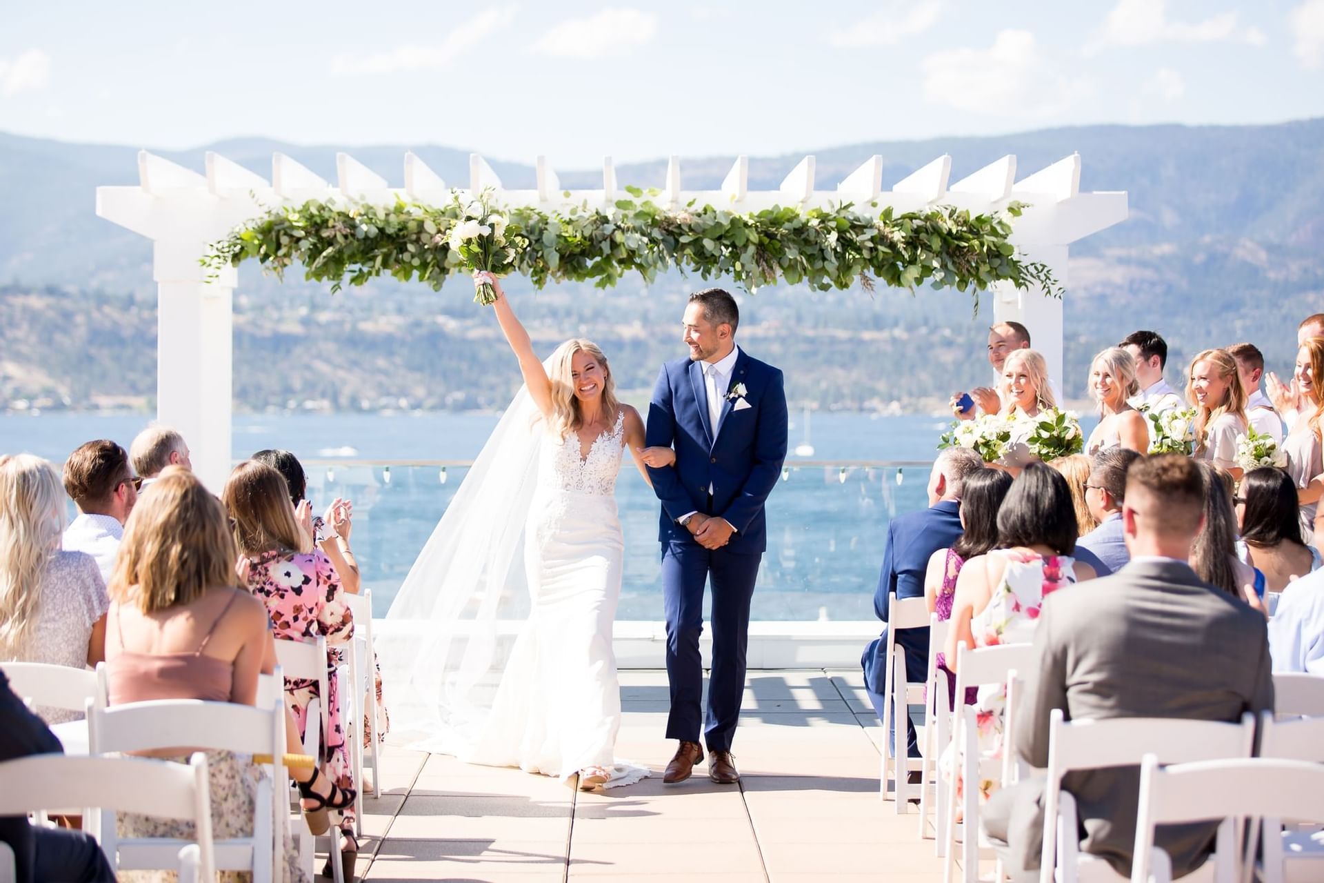 Wedding ceremony in Kelowna, British Columbia