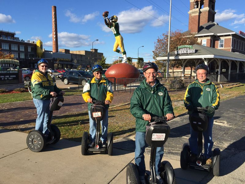 High School Buddys on a Segway Tour in Green Bay