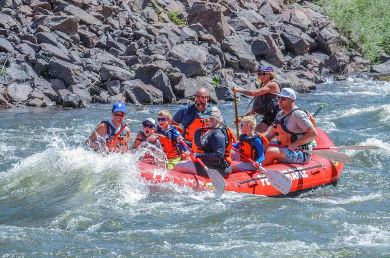 Rafters on the Upper Colorado with Performance Tours