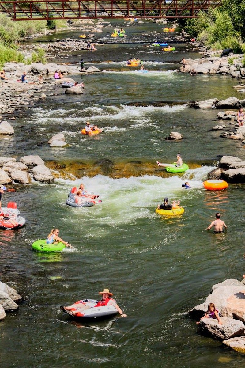 Whitewater Park in Pagosa Springs at lower tubing level