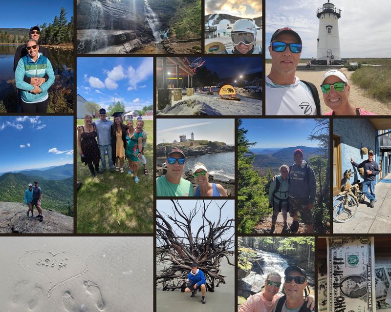 travel photo collage