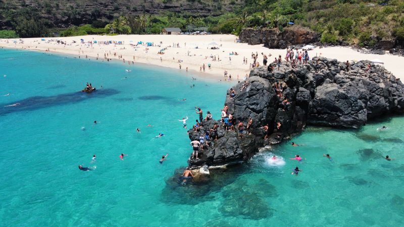 Waimea Summertime Jump Rock