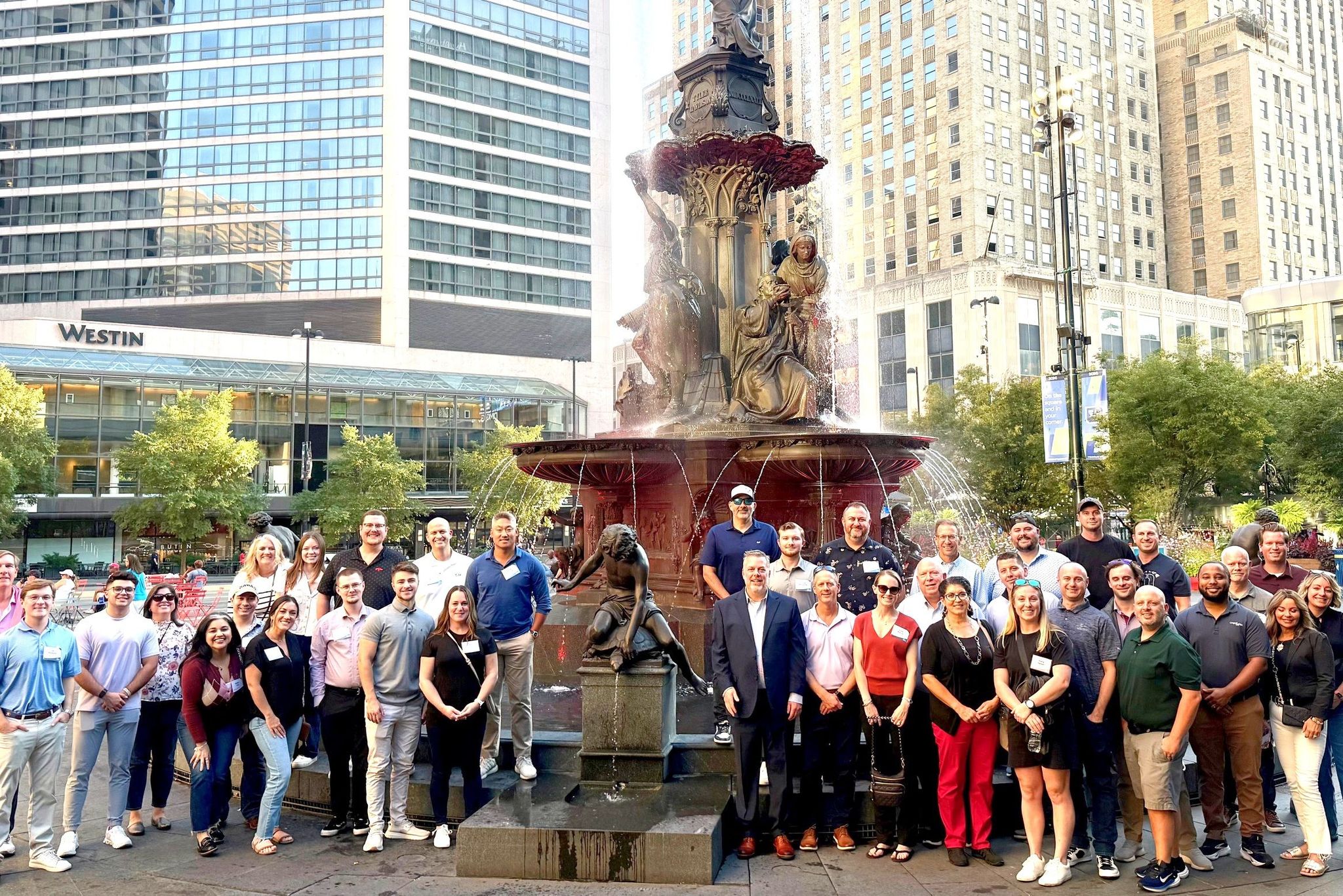 Corporate team building food tour in downtown Cincinnati hosted by Riverside Food Tours