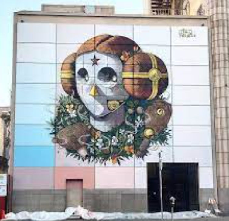 mural on building