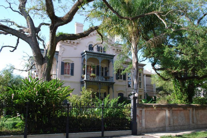 Beautiful antebellum mansion in the historic New Orleans Garden District.