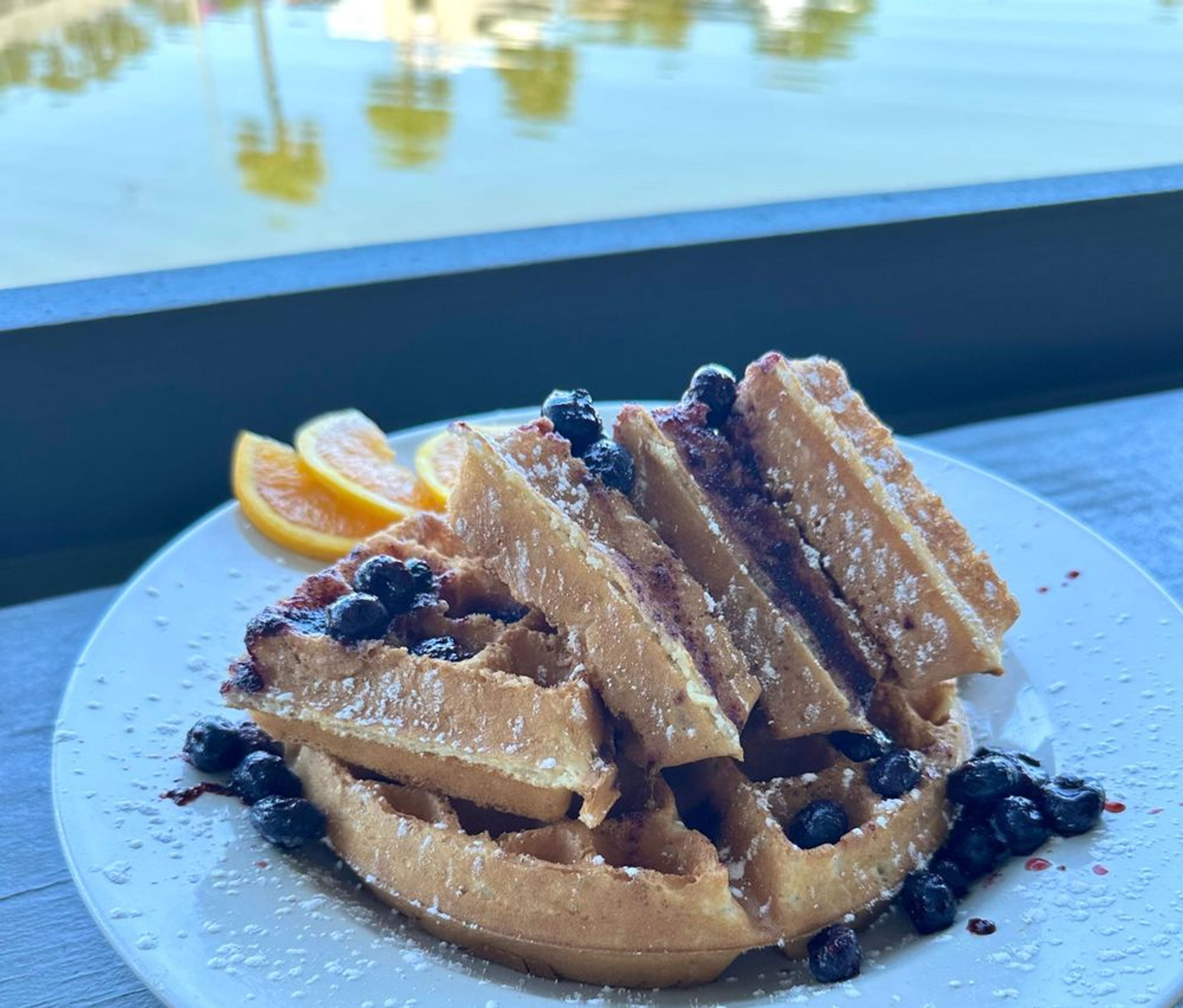 Fish Camp Brunch Waffles