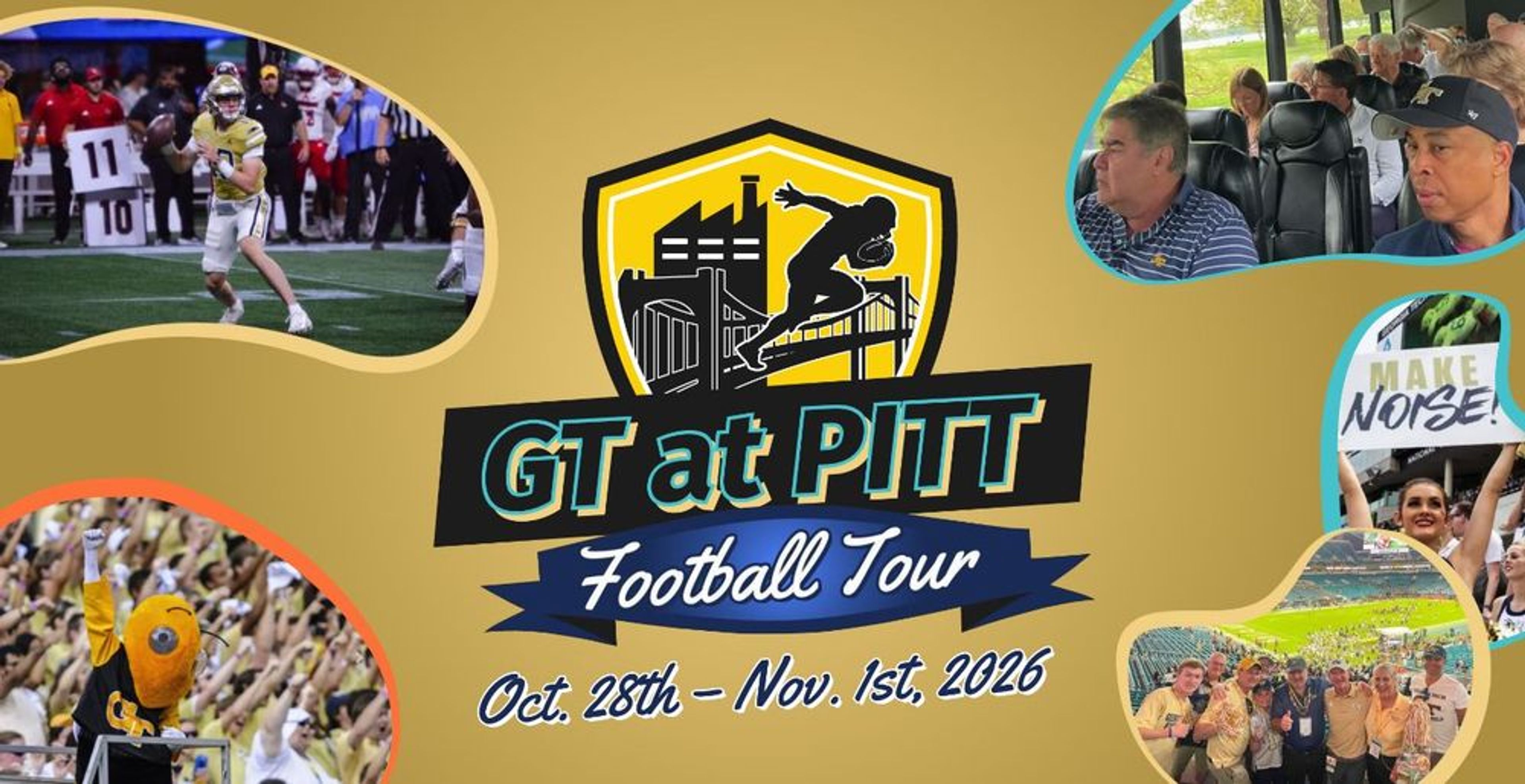 GT at Pitt Football & Sightseeing Tour in the “Steel City” of Pittsburgh, PA. Oct. 28th - Nov. 1st - Image 1
