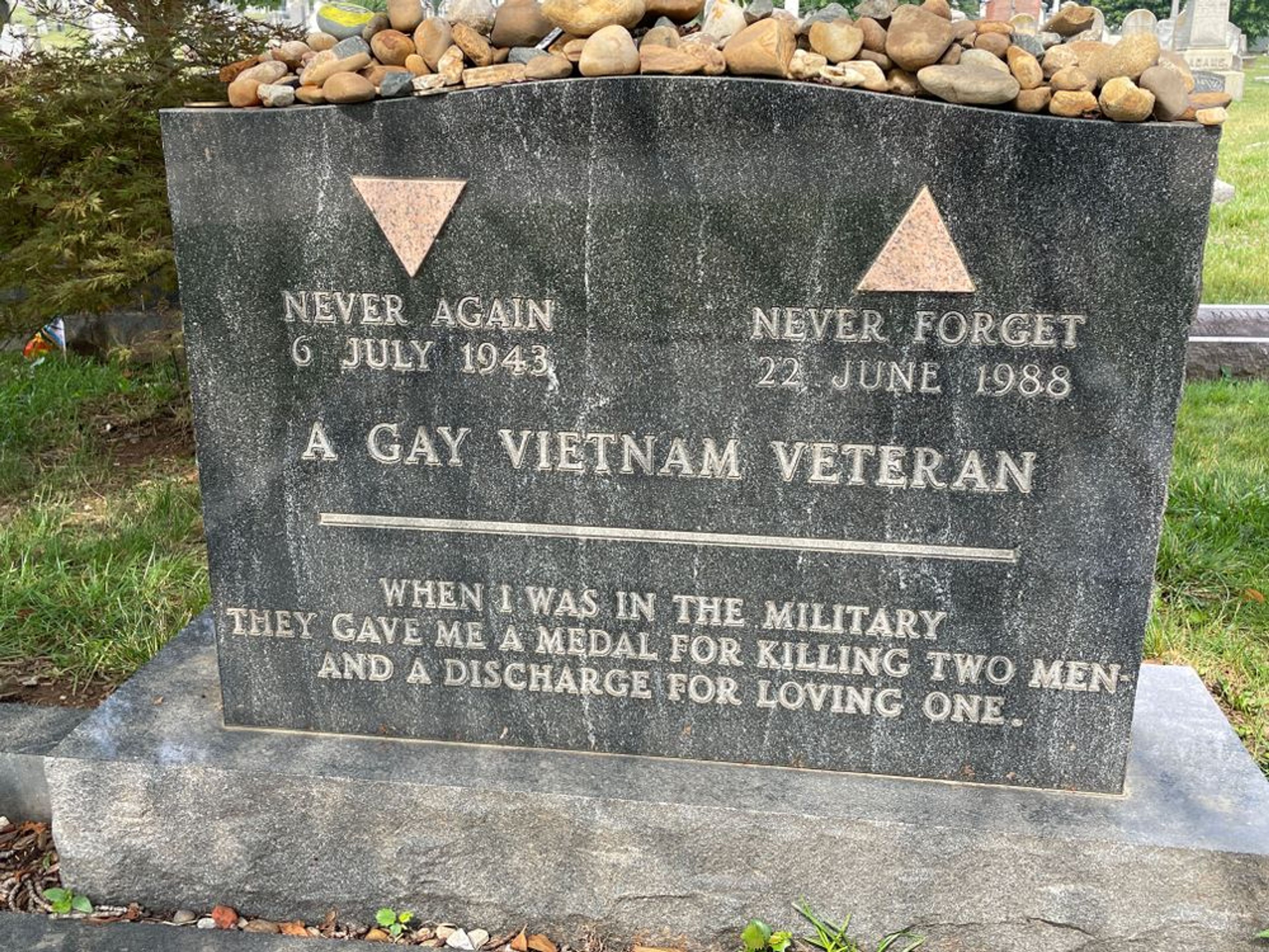 A LGBTQ Hero at Congressional Cemetery