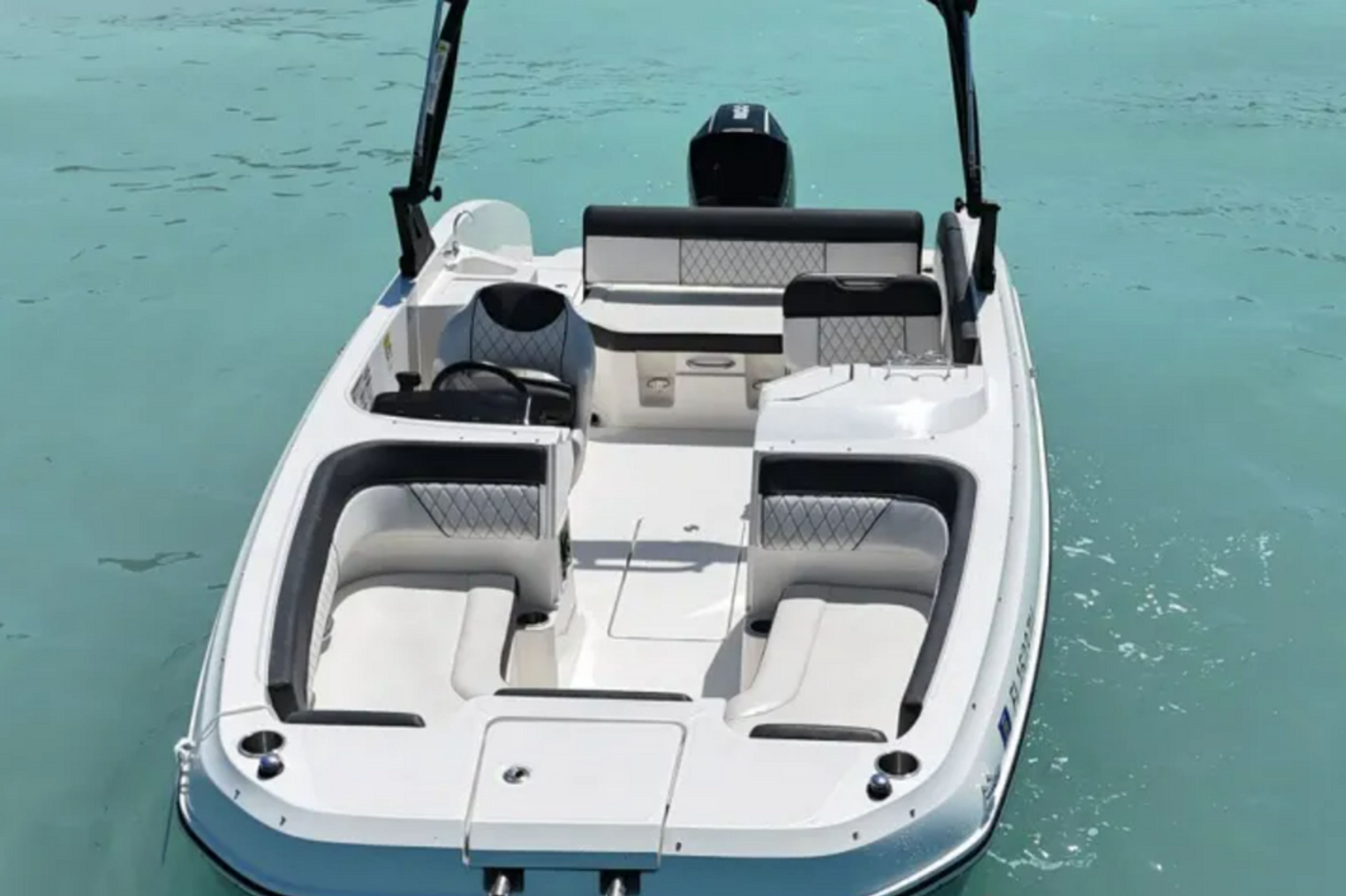 Big Gray 22' Bayliner Deck Boat (AMI) - Image 4