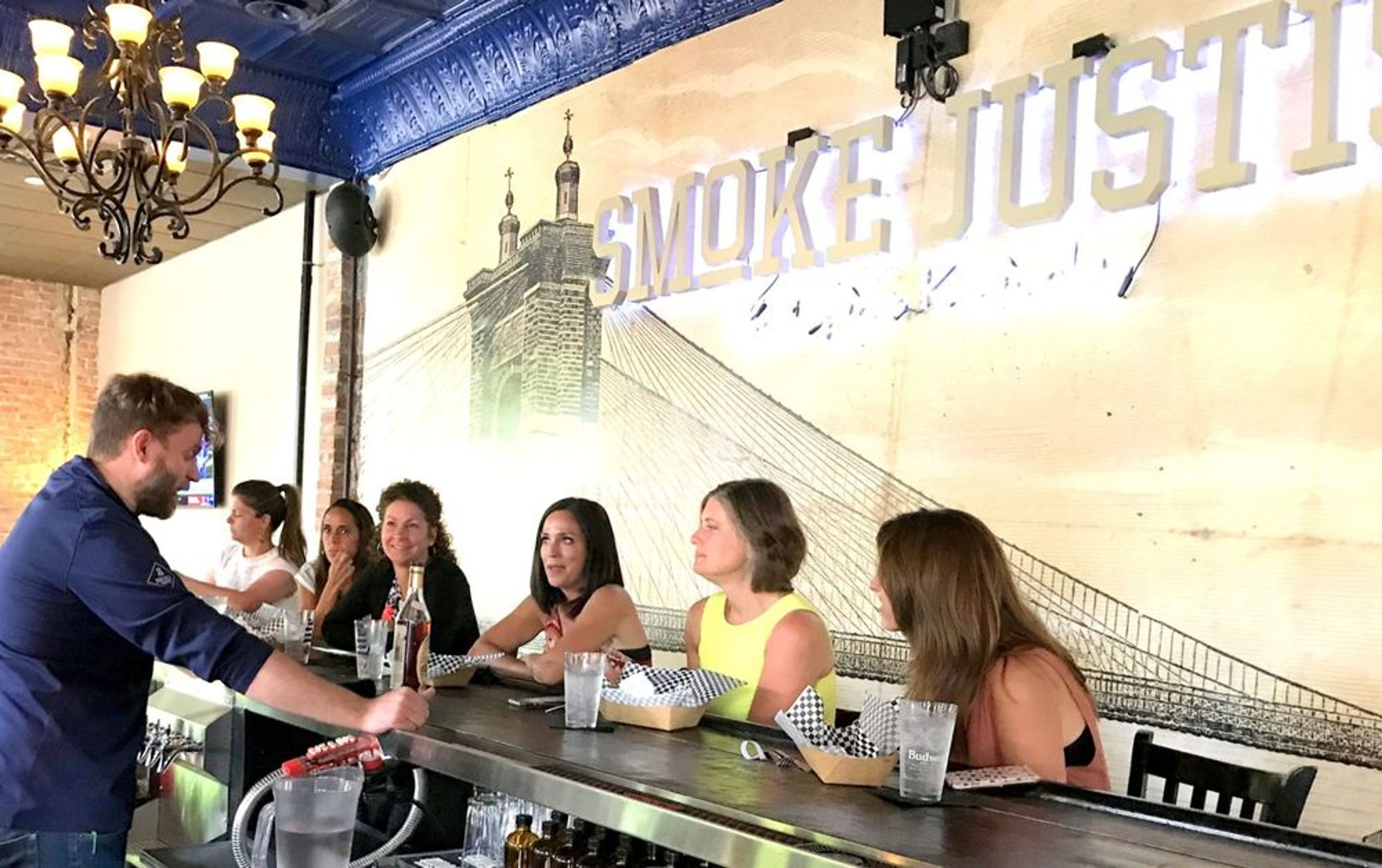 SPOTLIGHT ON SMOKE JUSTIS SPORTS BAR & RESTAURANT – A STOP ON RIVERSIDE FOOD TOURS’ ROEBLING POINT FOOD TOUR!
