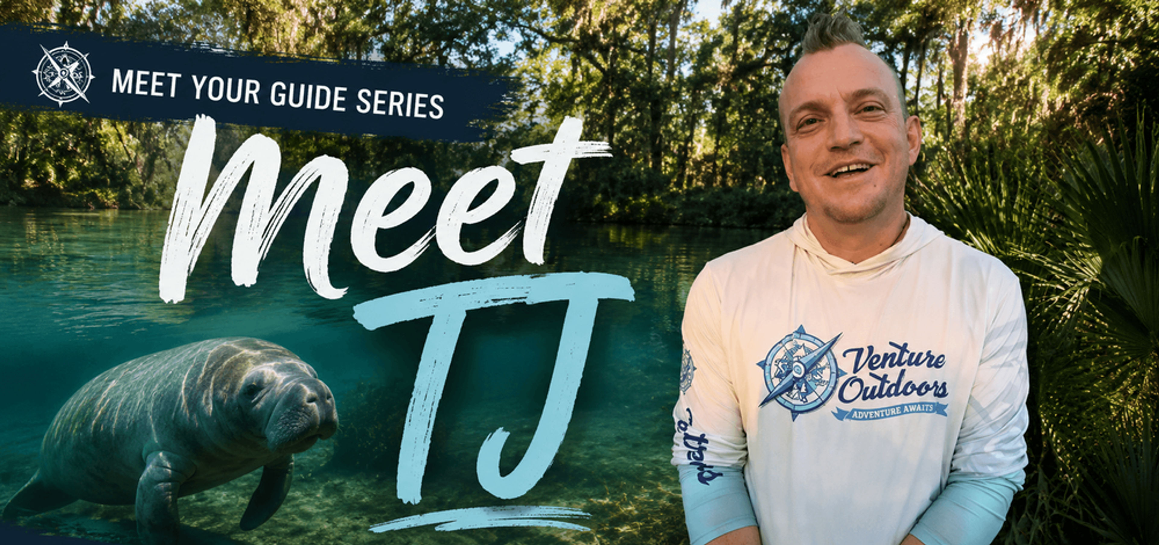 Meet TJ, The Manatee Whisperer Who Traded a Desk for Rivers & Wildlife