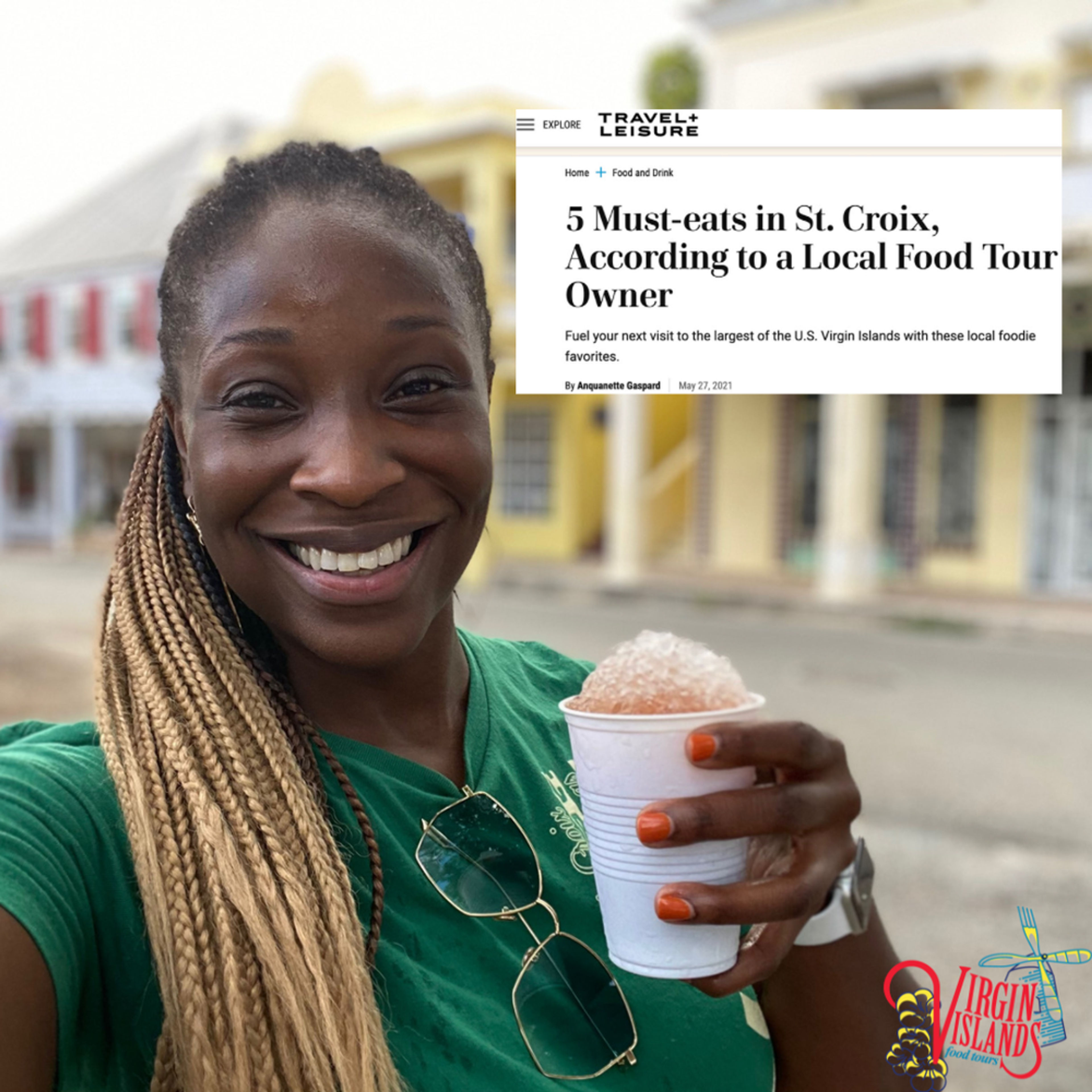 Featured in Travel + Leisure: 5 Must-Eats in St. Croix