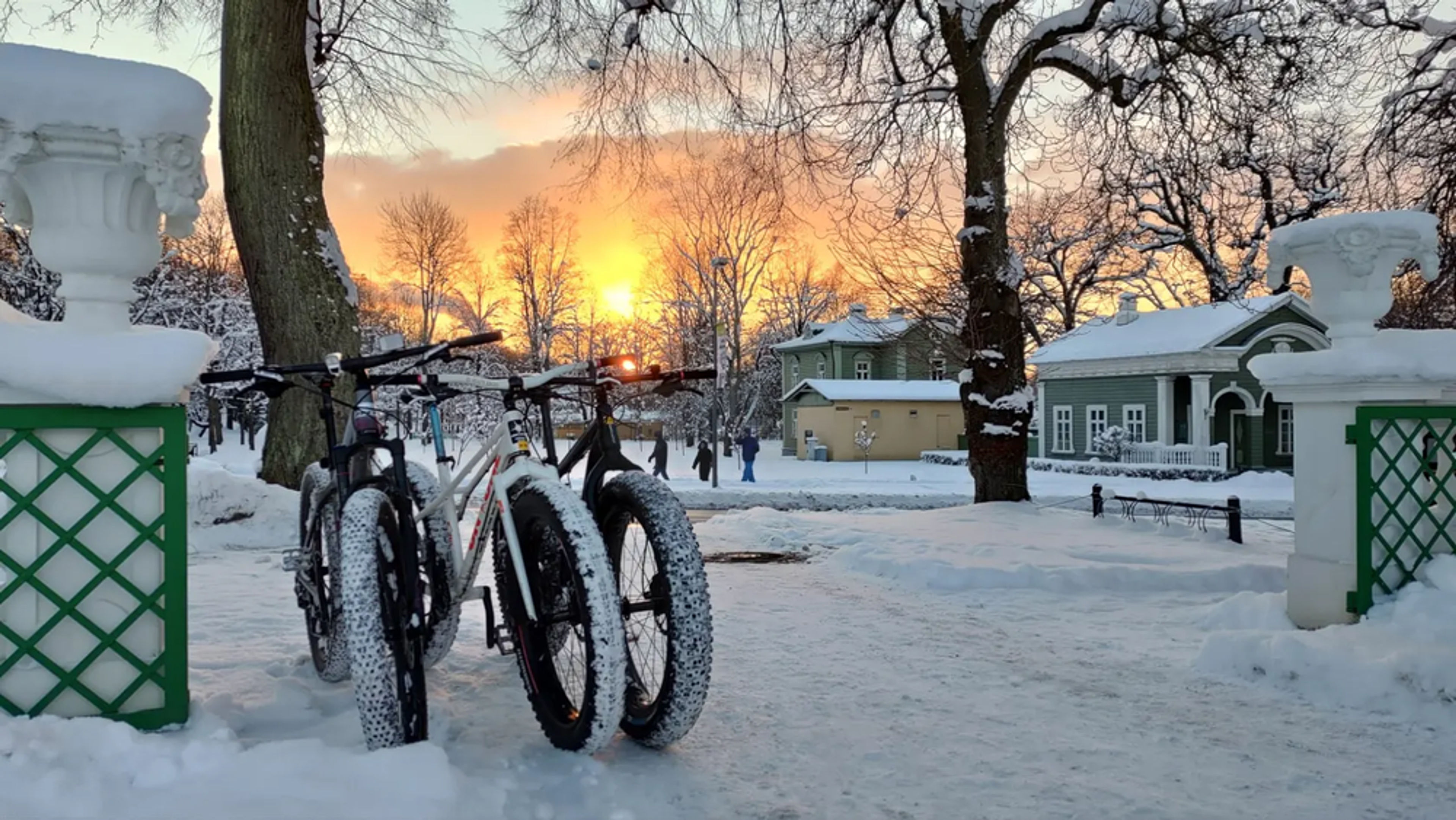 Winter cycling