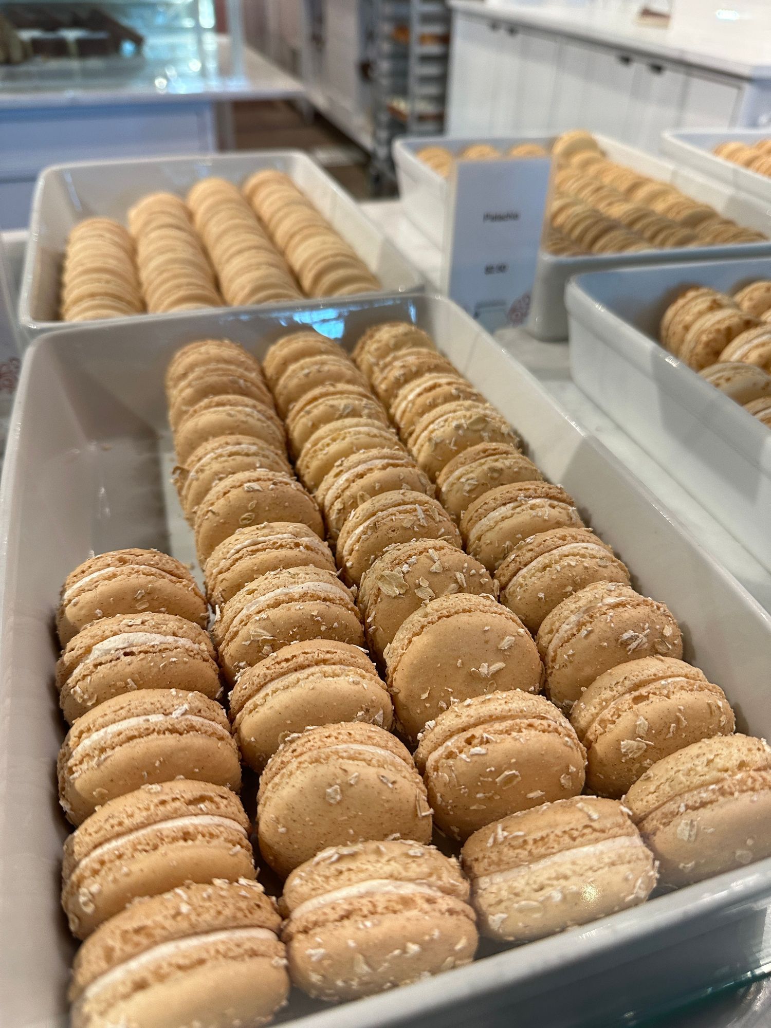 macarons on a tray