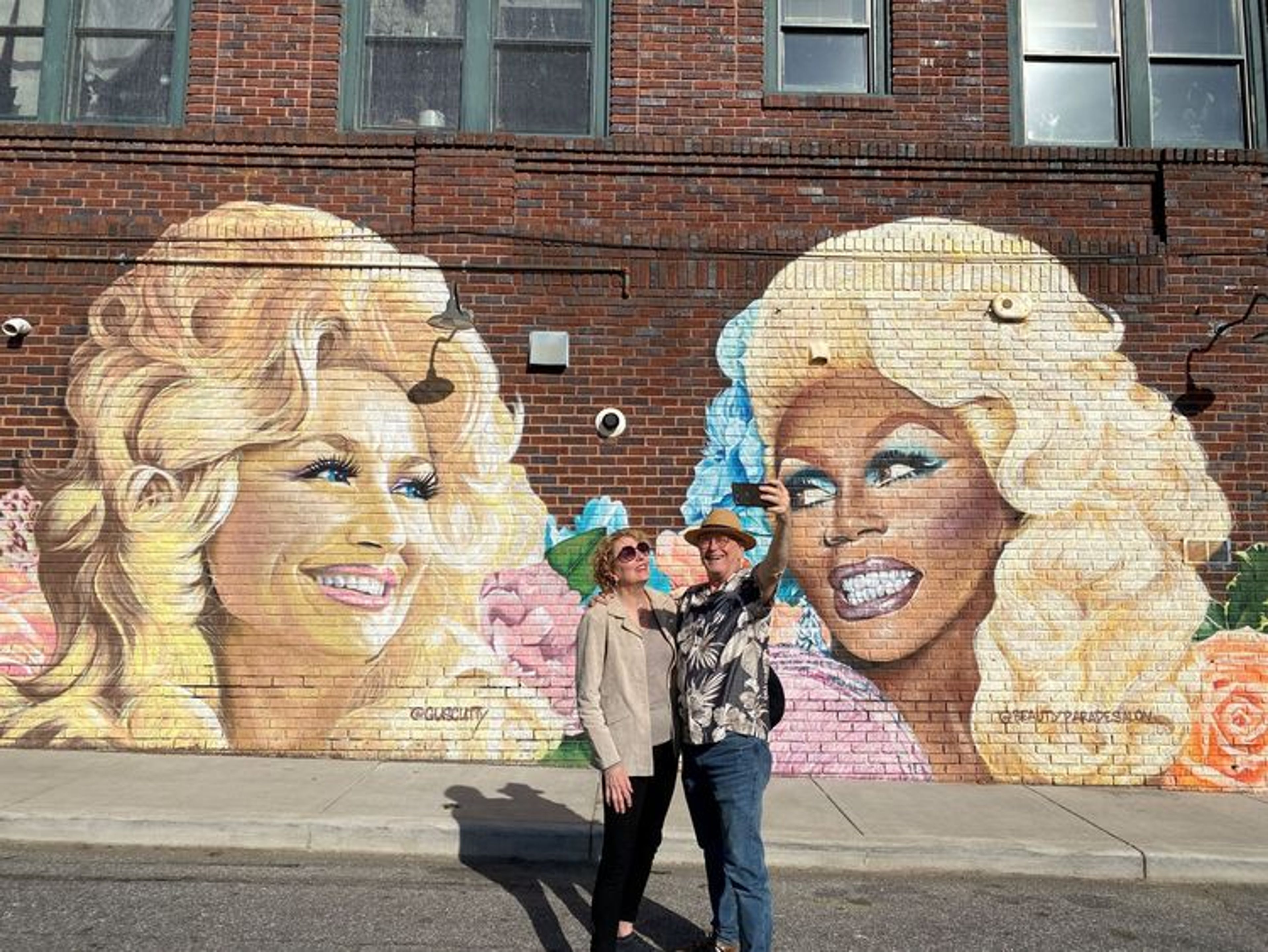 Dolly Parton and Ru Paul