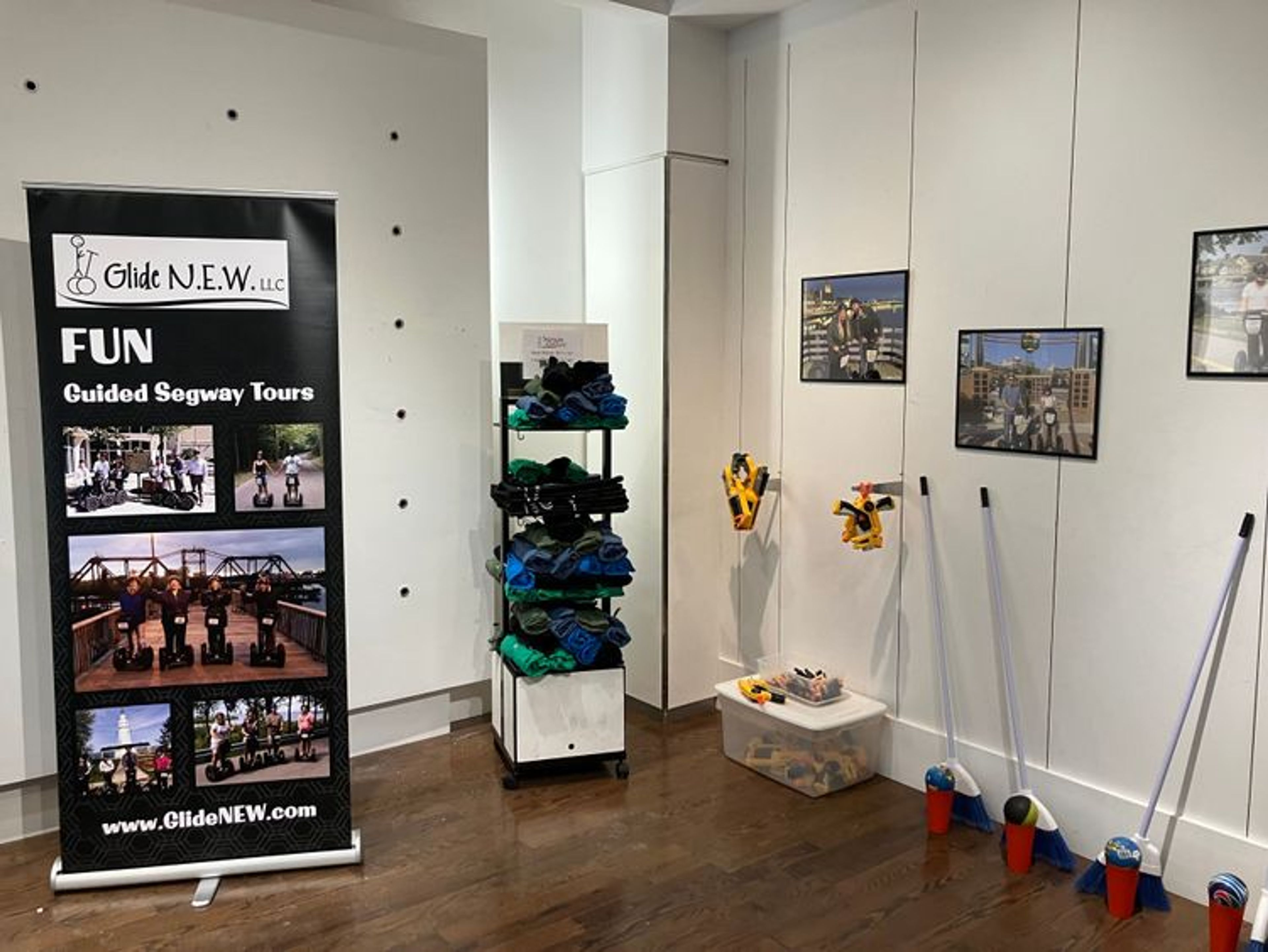 Have Nerf Wars, glide the obstacle course, or play Segway Polo.