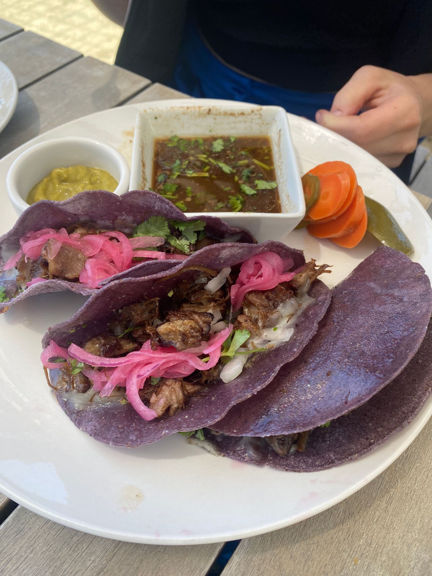 tacos on a plate