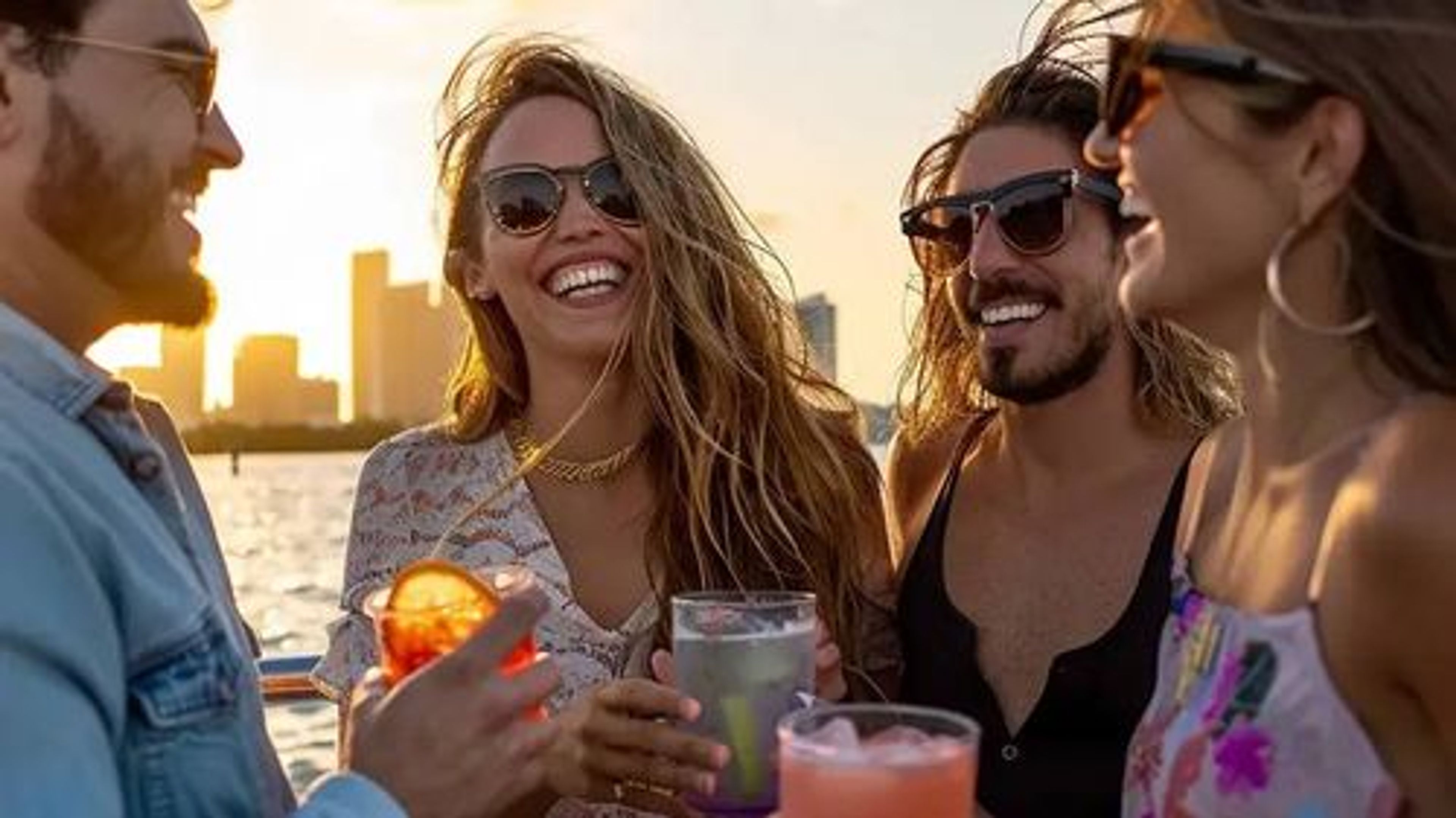 Miami Sip & Sea: Cocktail Cruise & Sunset Boat Tour