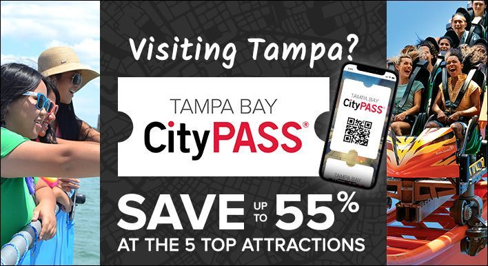 Sightseeing? Save on admission to 5 top Tampa Bay attractions with Tampa Bay CityPASS® tickets.