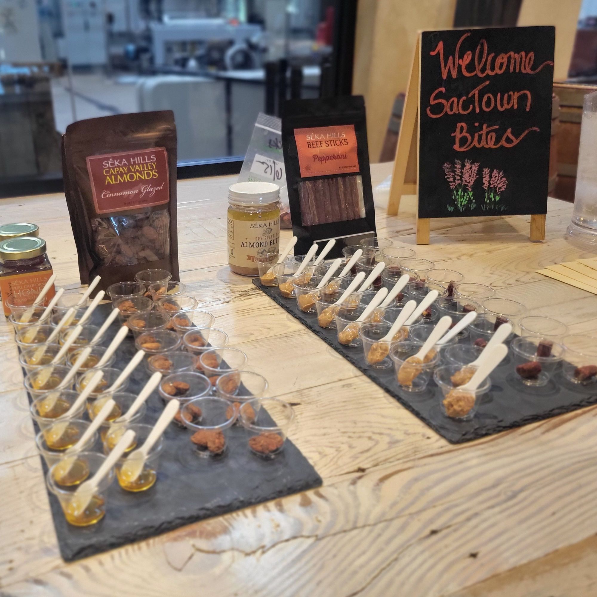 tasting samples