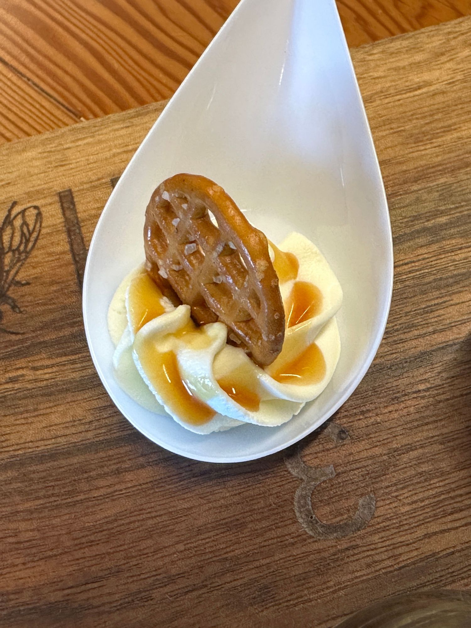 honey on a spoon