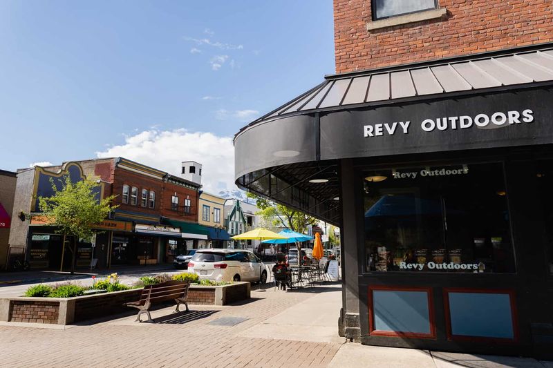 Revy Outdoors downtown Revelstoke, British Columbia