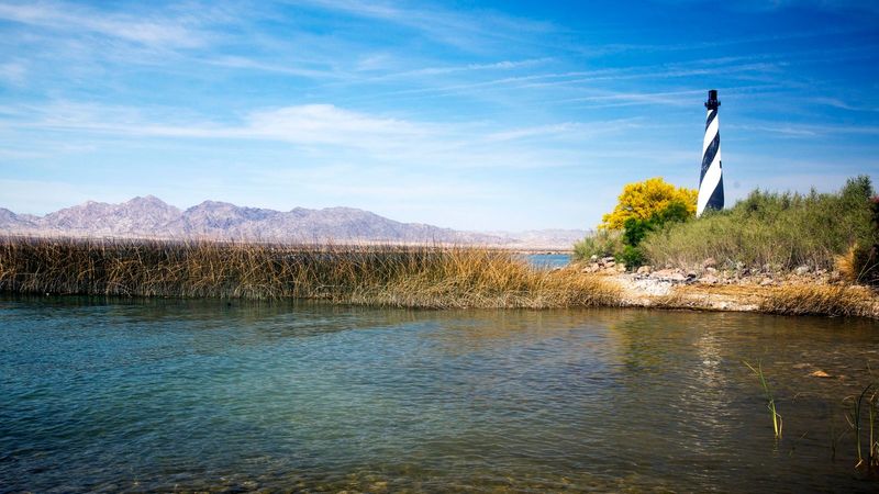Famous Lighthouses On The Shore Of Lake Havasu