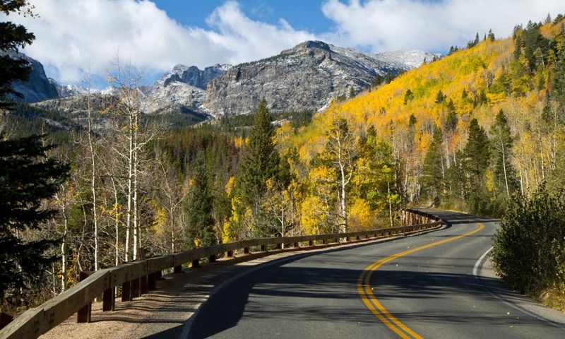 fall colors seen on Trujillo Road Scenic Drive