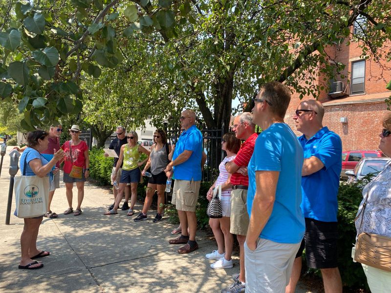people on a food tour