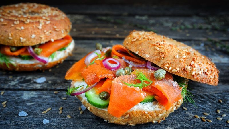 Bagel And Lox - New York Sandwich