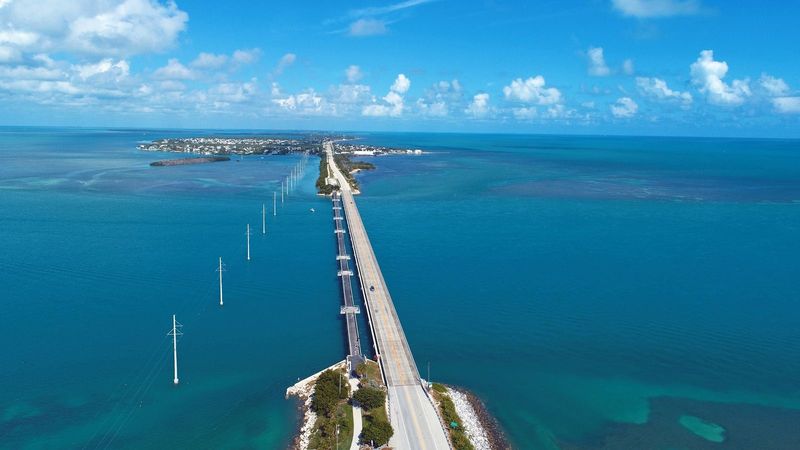 Road Trip To Key West Between The Atlantic Ocean And The Gulf of Mexico