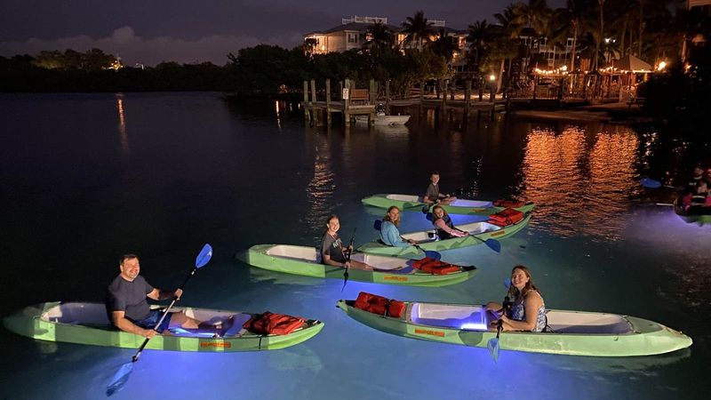 Romantic Key West Nighttime Kayaking Trip Near Fort Zachary Taylor