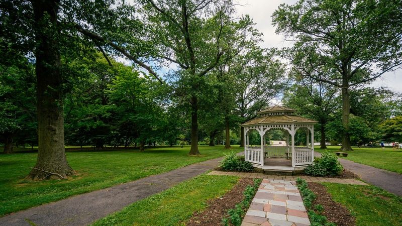 A Gazebo In West Fairmount Park Near The Rodin Museum