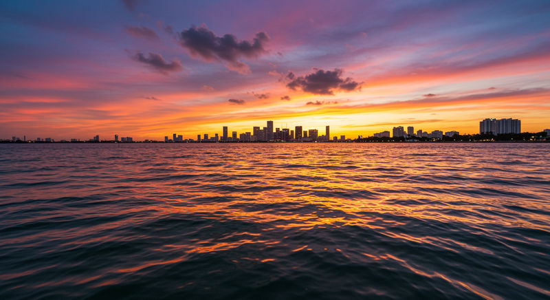 Sunsets in Miami