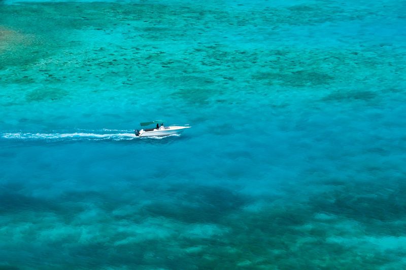 Boating And Sandbar Hopping Near Key West In The Gulf Of Mexico 