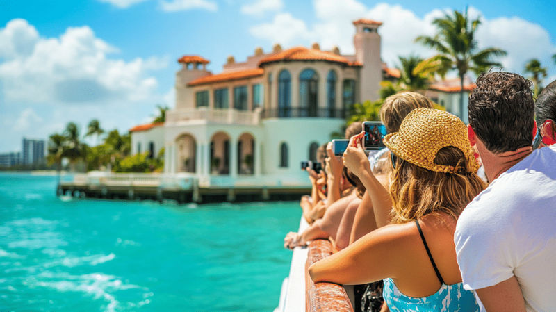 Miami boat tour celebrity homes