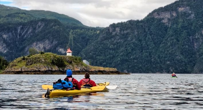 kayak tour lofoten