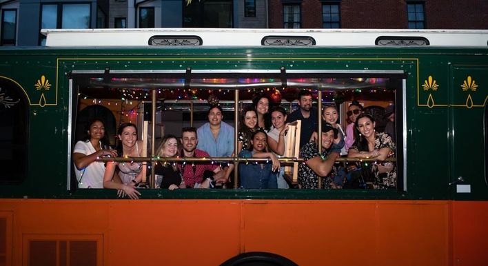 jolley trolley holiday lights tour