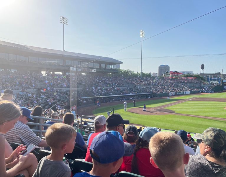 Principal Park - Home of the Iowa Cubs in Des Moines, Iowa - Kid