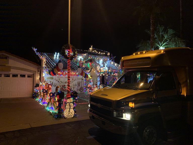 Marvelous Christmas Light Tours Phoenix Spirit Of Arizona Tours