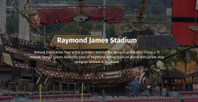 raymond james stadium pirate ship tickets
